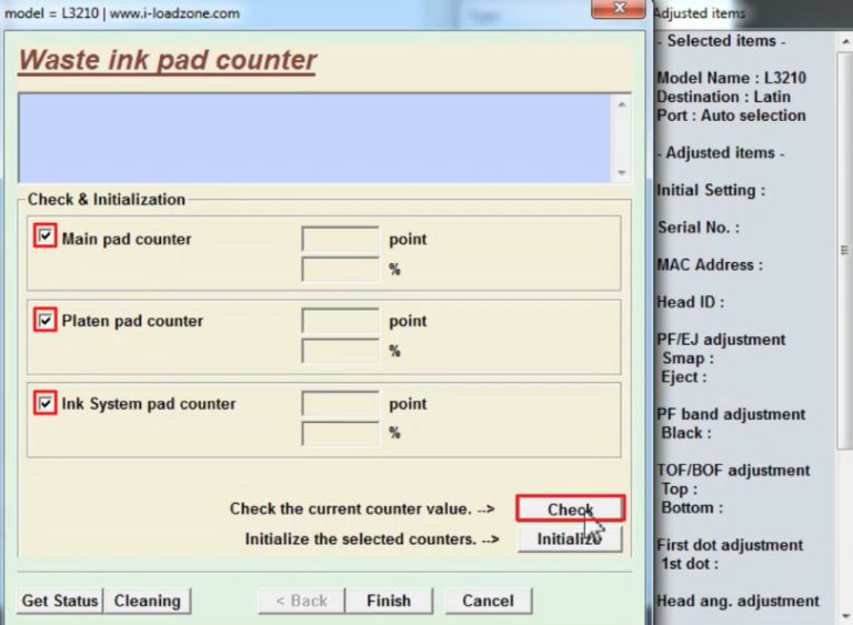 Download Resetter Epson L3210 Waste Ink Pad Counter