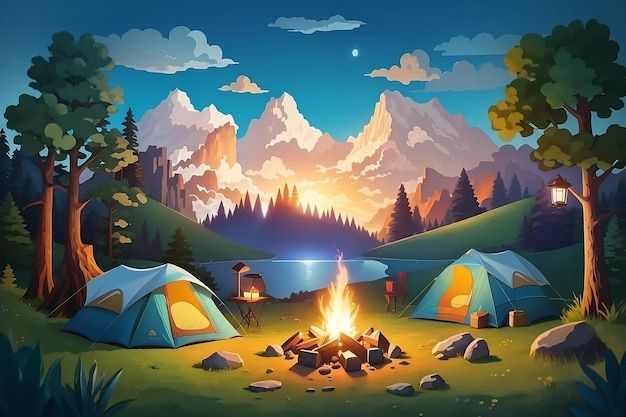 apa itu camp with mom mod apk